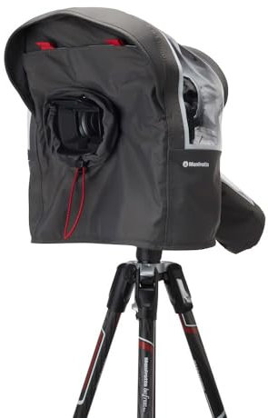 Manfrotto Pro Light Cineshield S/M Video Camera Rain Cover, Small to Medium Camcorder, Videocamera, Video Accessories, Remote Control Protection, MB PL-CS-SM