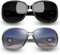 Joopin Lunettes de Soleil Femme Polarisées Grosses Lunettes de Soleil Elegantes Tendance Rétro Luxe Noir Bleu Rose