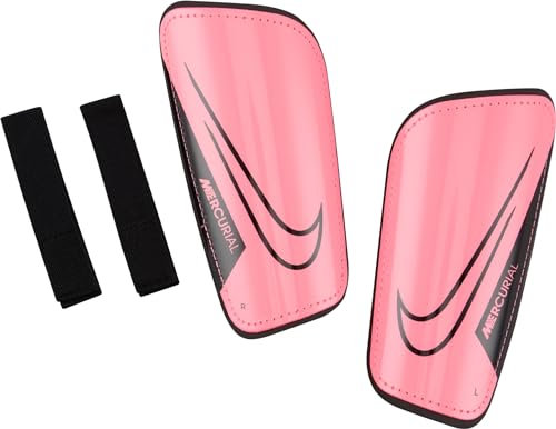 Nike Mercurial Hardshell Fußball-Schienbeinschoner, Sunset Pulse/Black/Black, DN3614-675, XL