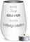 PR Print Royal Weißes Windlicht Mit Gravur - Glas Selbst Gestalten Mit Name Oder Text - Geschenk Zum Geburtstag, Weihnachten | Inkl. Teelicht & Persönlicher Gravur, 450 Ml, Innen Silber