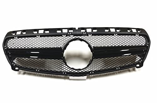 Grill Frontale Griglia Anteriore Per Mercedes Per Benz W176 Una Classe 2013-2015 A180 A200 A45 Paraurti Superiore Cofano Maglia Griglia Da Corsa Griglia Griglia Doppia