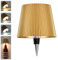 Beaeet Lampada da bottiglia LED da tavolo senza fili, con touch dimmerabile a 3 colori, ricaricabile USB-C, per camera da letto, terrazza, feste o campeggio – Dorata