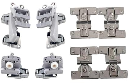 Porta pieghevole senza binario inferiore for cabina armadio, a muro, divisorio nascosto, ferramenta for porta scorrevole regolabile salvaspazio(C)