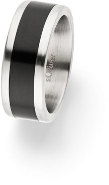 s.Oliver Herren Schmuck – Ring aus Edelstahl – Basic – Klassisch, Zeitlos und Dezent – Perfekte Geschenkidee