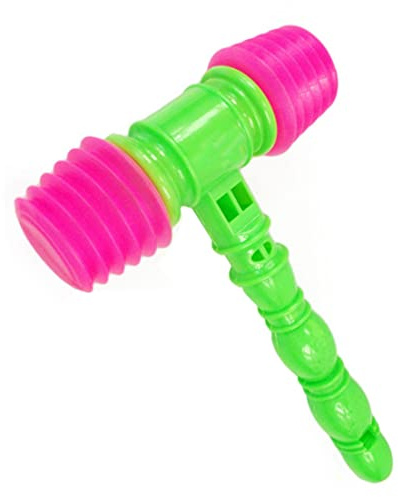 NIDONE Jouet Marteau grinçant, Marteau à Percussion en Plastique, Jouet grinçant drôle pour Enfants, Couleur aléatoire