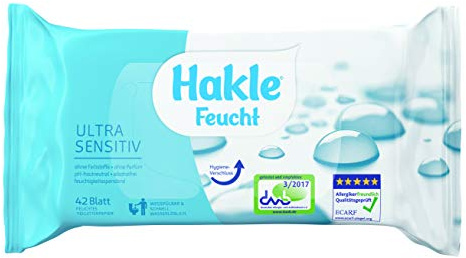 Hakle feuchtes Toilettenpapier Ultra Sensitiv, 42 Tücher