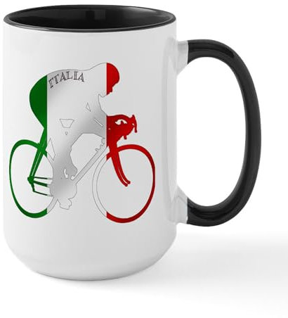 CafePress Italian Cycling Large Mug 15 oz (444 ml) Ceramic Coffee Mug