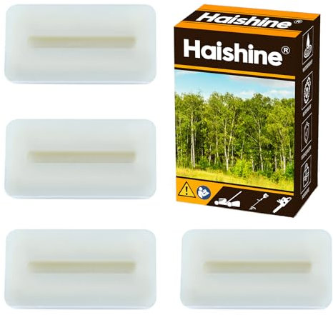 HAISHINE 4pcs Guide de chaîne Bande Pare-Chocs pour Husqvarna 365 362 268 272 61 66 154 162 181 254 257 262 266 281 288 tronçonneuse