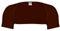 wobera ANGORA Schulterwärmer mit ½ Arm aus Schurwolle und Seide (Gr. XS, Farbe: brombeer)