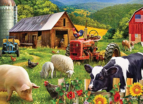 Vermont Christmas Company Farm Friends Puzzle 1000 Teile