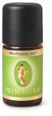 PRIMAVERA Ätherisches Öl Weißtanne bio* 2 x 5 ml | Aromaöl, Duftöl, Aromatherapie - energiespendend, stärkend - vegan