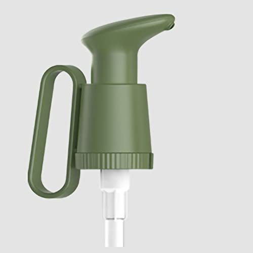 HERCHR Buse de Bouteille de sirop, Pompe de pulvérisation d'huile sous Pression Pompe de Distribution de Liquide en Plastique avec de Longs Tubes d'immersion pour Bouteilles(Vert)