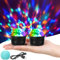 URAQT Mini Discokugel Licht,2 Stück DJ Ball USB Stimme Steuerung Disco Party Lichter Blitzlicht Bühnenbeleuchtung Effektlicht Tragbar Wiederaufladbar Discokugel für Partys Autoinnendekoration