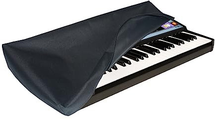 DigitalDeckCovers Staubschutz für MOOG Matriarch Synthesizer Tastatur [antistatisch, wasserabweisend, hochwertiger schwarzer Stoff, strapazierfähig]