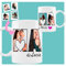 ELISA BOTELLA Taza personalizada con collage de fotos, taza de ceramica con fotografias, recuerdo original de regalo para mamá (Taza Collage fotos MAMÁ)