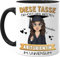 Tassenliebling® Abitur Tasse personalisiert - Für die beste Abiturientin - Schwarz - Abschluss Geschenk zum Abi - Bestandene Prüfung Geschenk zum Schulabschluss Gymnasium - 330ml Keramik