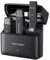 VENTON Wireless Lavalier Microfono per iPhone/Fotocamera/PC/Android, 2 trasmettitori + 1 ricevitore con scatola di ricarica, orario di lavoro 7 ore, trasmissione massima di 200 m, 48 kHz/16 bit.