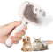 Brencco Katzenbürste mit Dampf, 4 in 1 Katzen Bürste Dampfbürste Katze mit Wassertank, Hundebürste Katzenbürste mit Auslöseknopf Katzenbürste für Hunde und Katzen, Langhaar und Kurzhaar