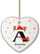 Personalised Initial Christmas Bauble - Personalised Name Bauble for Kids, Girls & Boys - Alphabet Xmas Tree Decoration