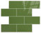 OYASIM 1 Sheet Thicker PVC Stick on Tiles for Kitchen, Green Peel and Stick 3D Splashbacks, Self Adhesive Wall Tiles Stickers for Bathroom Decor (30cmx30cm)