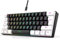 Wouueso USB Wired Keyboard for Laptop Office Business Desktop Home 61Keys RGB Backlit Computer/Game Keyboards Black