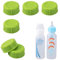 6pcs Bottle Caps for Dr. Brown's & Medela Bottles, Reliable Narrow BPA Free Travel Bottle Cap with Sealing Gasket Storage Bottle Lids Replacement Parts Bottle Accessories(Green)