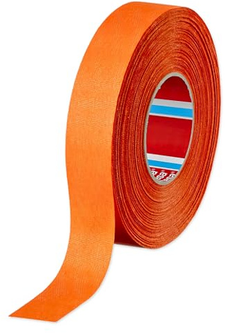 SOLNIT 51036 PET-Gewebeklebeband Verkabelung Abriebschutz hohe Temperaturen maximale Flexibilität ohne Lösungsmittel perfekt für Motoranwendungen (Orange_ 25mm X 25 meter)