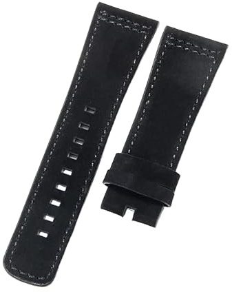 ROUHO 28mm Flexibles Echtleder Uhrenarmband Handgefertigtes & Robustes Ersatz Uhr Band für Sevenfriday P2/PS1/M2/Q2