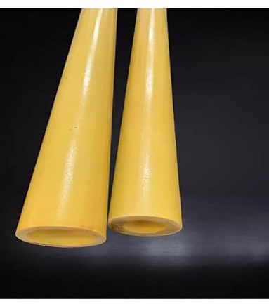 Tube isolant époxy haute température de 3,3 pieds de longueur, manchon renforcé en fibre de verre for applications industrielles et électriques(0.8cm-1.4cm)