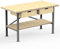 AUPROTEC Profi-Werkbank 1500 x 700 x 850 mm Arbeitsplatte Multiplex 40mm mit 2 Schubladen und Ablage Holz Werkbankplatte Massiv Multiplexplatte - Industriequalitäts-Werktisch