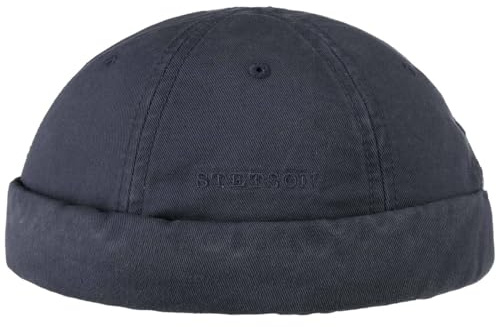 Stetson Ocala Cotton Docker Cap Men - Docker hat Made of 100% Cotton - Docker hat with Factor 40 UV Protection - Summer/Winter