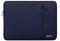 MOSISO Laptop Sleeve Hülle Kompatibel mit MacBook Air/Pro,13-13,3 Zoll Notebook,Kompatibel mit MacBook Pro 14 M3 M2 M1 Chip Pro Max 2024-2021, Polyester Vertikale Stil Laptoptasche, Navy Blau