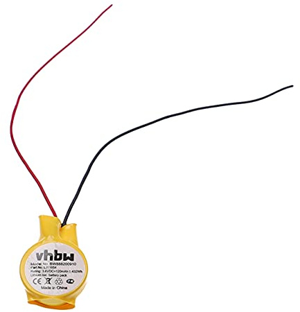 vhbw Akku kompatibel mit Bose SoundSport Wireless | Pulse Wireless Headset Kopfhörer (120 mAh, 3,7 V, Li-Ion)