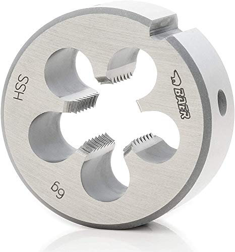 BAER Schneideisen MF 8 x 1,0 - HSS Gewindeschneider MF8 | Außengewindeschneider | Gewindeschneideisen | Außengewinde