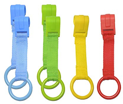 Famidals Anelli Box Bambini Maniglie Accessori Multifunzione Per Culla Lettino Bimbo Viaggio Campeggio Gioco Palestrina Elevato Comfort Per Appendersi e Imparare Alzarsi Anello Neonato Unico MarchioCE