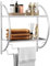 CASART Wall Mounted Towel Rack, Multifunctional Towel Rail Shelving Unit, Display Shelf Storage Organiser for Bathroom, Kitchen and Living Room (Silver)