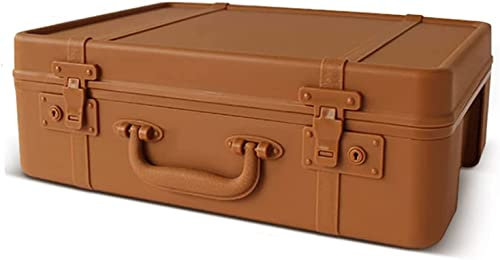 Toolbox Tragbarer Werkzeugkasten-Organizer Retro Große Aufbewahrungsbox Haushaltskoffer Aktenkoffer Kunststoff-Werkzeugkasten mit großer Kapazität for Craft Storage Tool Chest (Color : C, Size : M)