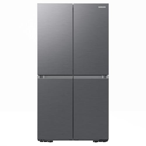 Samsung Frigorifero Quattro Porte AI RF59C70TES9/ES, WiFi, Total No Frost, All Around Cooling, Motore Digital Inverter Garantito 20 Anni, 649 L, LxAxP: 91,2 x 177,9 x 72,3 cm, Metal Inox