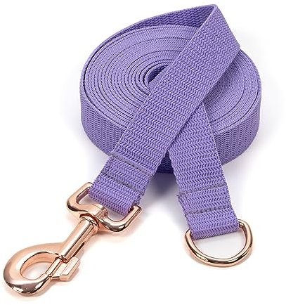 Schleppleine, Polypropylen, für kleine und mittelgroße Hunde, aus Polypropylen, 3,90m (3,9 m, Flieder)