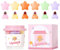Mini-Lippenstift-Set, Mattierter, Sternförmiger Lippenstift in Kapseln, 6-Farben-Stern-Kapsel-Lipgloss, Süßer, Wasserfester, Langlebiger Lipgloss (DR055)