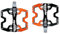 Mountainbike-Pedale, Leichte Aluminiumlegierung Fahrradpedale, rutschfeste MTB-Pedale Breite Plattform Rennrad Pedal 9/16“