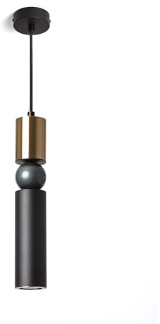 LEDKIA Pendelleuchte Metall Luyo Mattschwarz