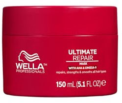 Wella Professionals Ultimate Repair tiefenwirksame Haarmaske – Haarpflege für kaputtes Haar mit AHA und Omega 9 – reparierende Haarkur für strapaziertes Haar – 150 ml