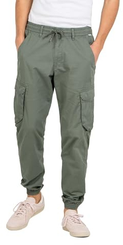 Reell Reflex Cargo LW - Leichte Sommerhose mit Stretch & Gummibund, Slim-Tapered Fit, Cargo-Hose für Herren und Damen