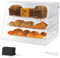 Display Ständer - Kuchenbehälter & Brotaufbewahrung | Display Case mit Kuchenbehalter rechteckig für Verkaufstheke Display Cabinet für Gebäck | Acrylic Display Box als Kuchenhaube & Waren Display