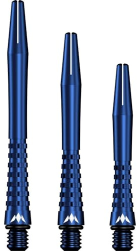 Mission Darts Atom 13 Aliminium Dartschäfte in mehreren Längen erhältlich (blau, kurz)