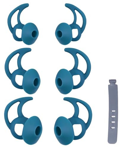 MQIMY Silicone Replacement Earbud Tips Compatible with Bose Quietcomfort and Sport Headphone Ear Tips Earbud Rubber Tips 3 Pairs S M L