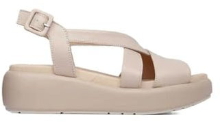 CALLAGHAN Sandalo in pelle con zeppa con fascette incrociate sulla monta e cinturino Non definito Non definito ROSA CIPRIA