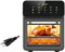 Freidora de aire de 15 litros, horno de asador tamaño familiar pequeño, potente 1350W, 2 posiciones de rack, controles de temperatura 32-392F, modo fácil para cocina, termómetro inteligente integrado,