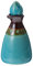 LABRIMP 80ml Essential Oil Bottle Small Diffuser Pots Refillable Ceramic Pot for Beauty Salon